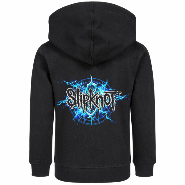 Slipknot (Electric Blue) - Kids zip-hoody, black, multicolour, 116