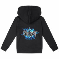 Slipknot (Electric Blue) - Kids zip-hoody, black, multicolour, 116