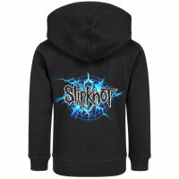 Slipknot (Electric Blue) - Kids zip-hoody, black, multicolour, 140