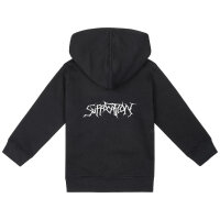 Suffocation (Logo) - Baby zip-hoody, black, white, 56/62