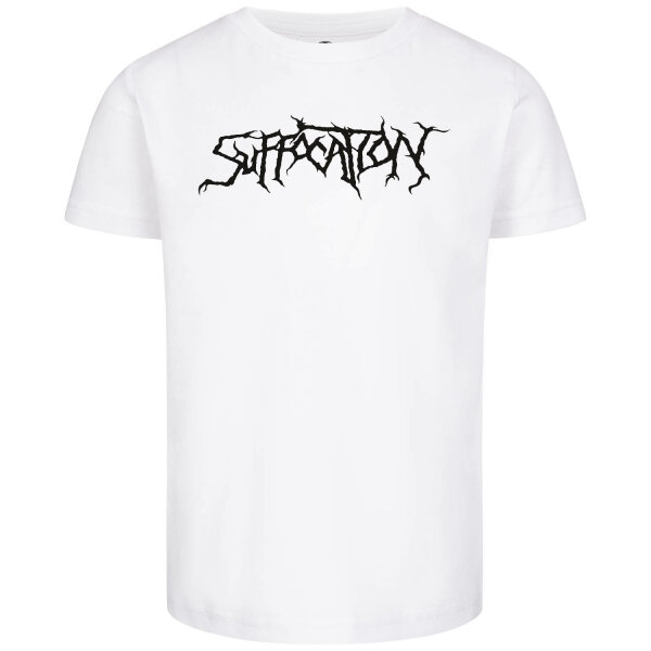 Suffocation (Logo) - Kids t-shirt, white, black, 104