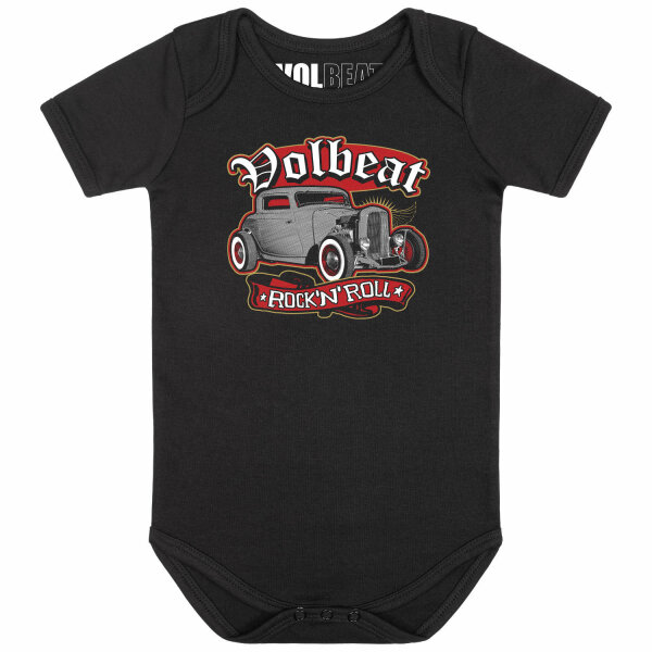 Volbeat (Rock n Roll) - Baby bodysuit, black, multicolour, 56/62