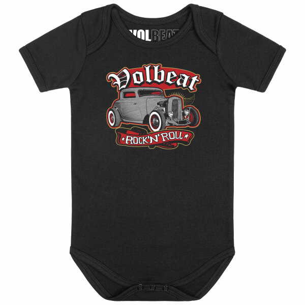 Volbeat (Rock n Roll) - Baby bodysuit, black, multicolour, 68/74