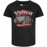 Volbeat (Rock n Roll) - Girly Shirt, schwarz, mehrfarbig, 116