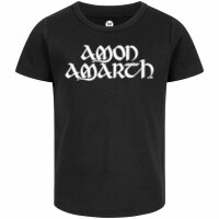 Amon Amarth (Logo) - Girly shirt - black - white - 152