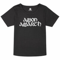 Amon Amarth (Logo) - Girly shirt, black, white, 152