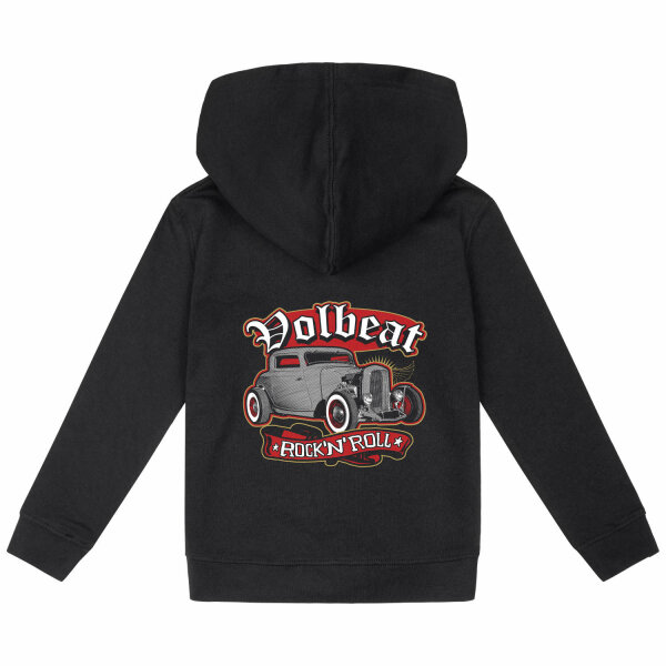 Volbeat (Rock n Roll) - Kinder Kapuzenjacke, schwarz, mehrfarbig, 104