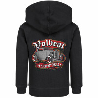 Volbeat (Rock n Roll) - Kinder Kapuzenjacke, schwarz, mehrfarbig, 140