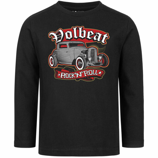 Volbeat (Rock n Roll) - Kids longsleeve, black, multicolour, 104