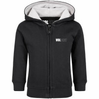 Volbeat (SkullWing) - Baby zip-hoody, black, red/white, 68/74