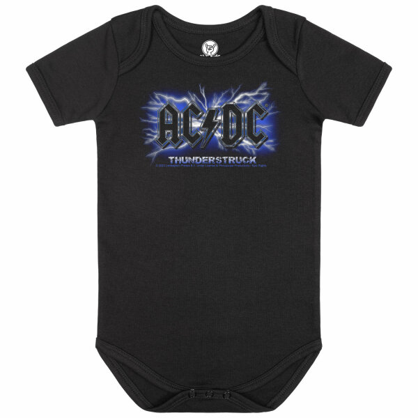 AC/DC (Thunderstruck) - Baby Body, schwarz, mehrfarbig, 56/62