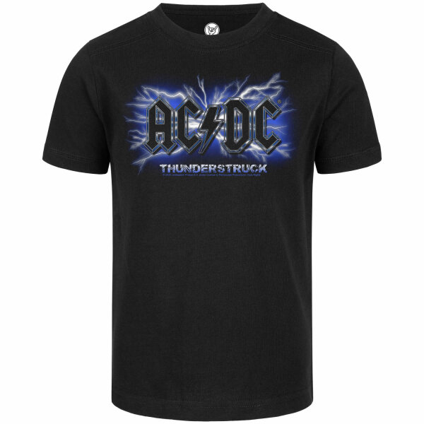 AC/DC (Thunderstruck) - Kinder T-Shirt, schwarz, mehrfarbig, 164