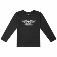 Aerosmith (Logo Wings) - Kids longsleeve, black, white, 104