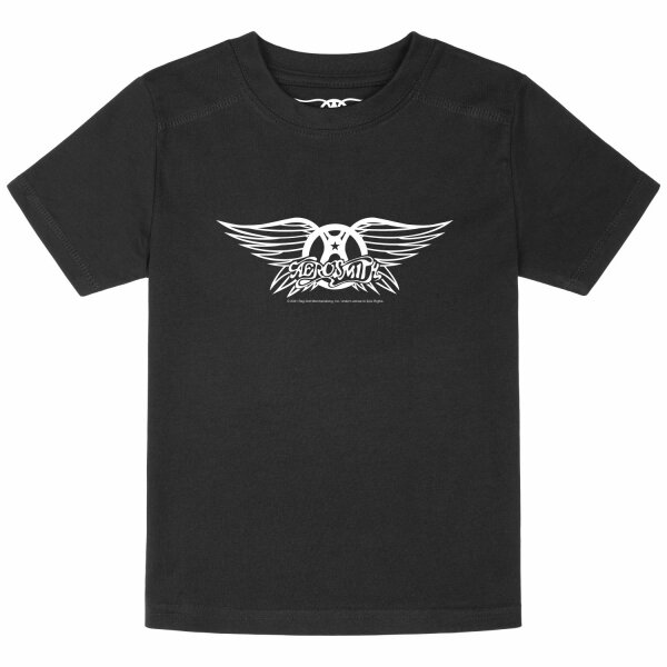 Aerosmith (Logo Wings) - Kids t-shirt, black, white, 116