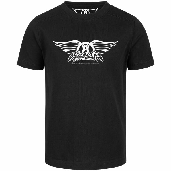Aerosmith (Logo Wings) - Kids t-shirt, black, white, 140