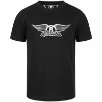 Aerosmith (Logo Wings) - Kids t-shirt - black - white - 164