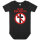 Bad Religion (Cross Buster) - Baby Body, schwarz, rot/weiß, 68/74