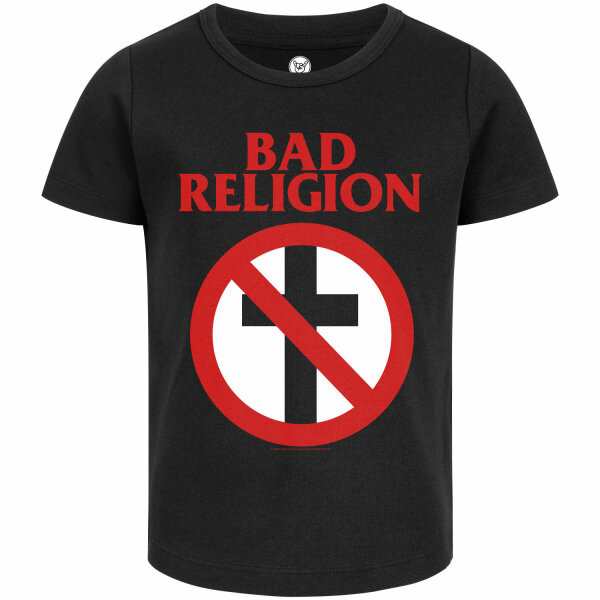 Bad Religion (Cross Buster) - Girly Shirt, schwarz, rot/weiß, 104