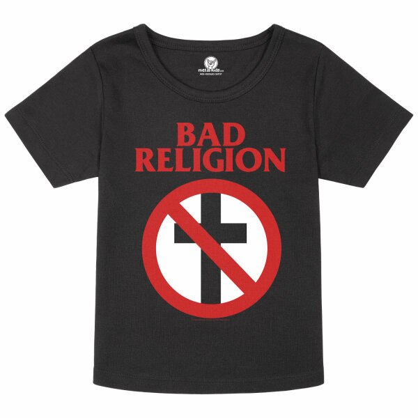 Bad Religion (Cross Buster) - Girly Shirt, schwarz, rot/weiß, 116