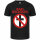 Bad Religion (Cross Buster) - Kinder T-Shirt, schwarz, rot/weiß, 116