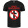 Bad Religion (Cross Buster) - Kinder T-Shirt, schwarz, rot/weiß, 152