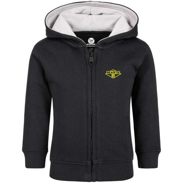 Beastie Boys (Logo) - Baby zip-hoody, black, yellow, 56/62