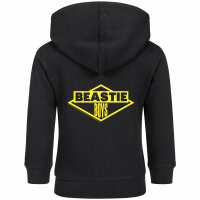 Beastie Boys (Logo) - Baby Kapuzenjacke, schwarz, gelb, 56/62