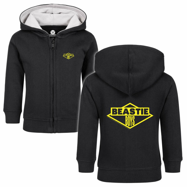 Beastie Boys (Logo) - Baby Kapuzenjacke, schwarz, gelb, 68/74