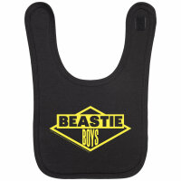 Beastie Boys (Logo) - Baby Lätzchen, schwarz, gelb, one size