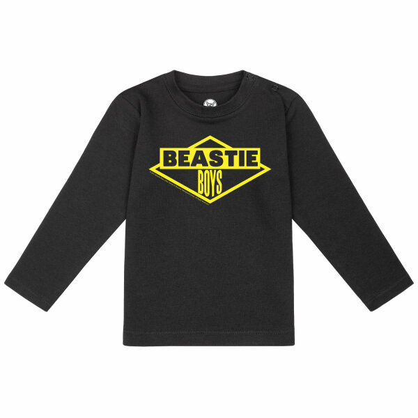 Beastie Boys (Logo) - Baby Longsleeve, schwarz, gelb, 56/62