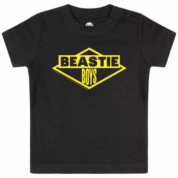 Beastie Boys (Logo) - Baby T-Shirt, schwarz, gelb, 68/74