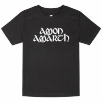 Amon Amarth (Logo) - Kids t-shirt, black, white, 92