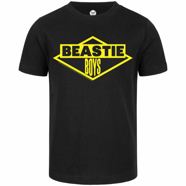 Beastie Boys (Logo) - Kinder T-Shirt, schwarz, gelb, 116