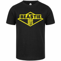 Beastie Boys (Logo) - Kinder T-Shirt - schwarz - gelb - 140