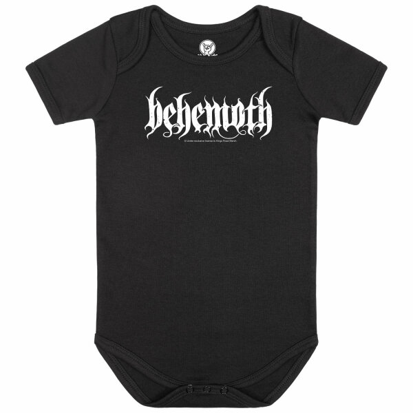 Behemoth (Logo) - Baby Body, schwarz, weiß, 56/62