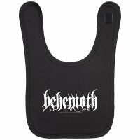 Behemoth (Logo) - Baby bib, black, white, one size