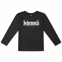 Behemoth (Logo) - Kids longsleeve, black, white, 128