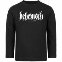 Behemoth (Logo) - Kids longsleeve - black - white - 92