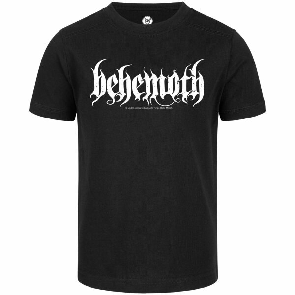 Behemoth (Logo) - Kinder T-Shirt, schwarz, weiß, 104