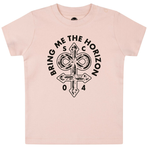 BMTH (Infinite Unholy) - Baby t-shirt, pale pink, black, 80/86