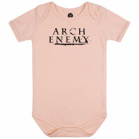 Arch Enemy (Logo) - Baby Body - hellrosa - schwarz - 68/74