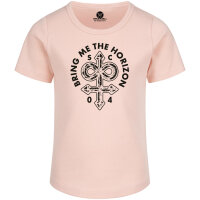 BMTH (Infinite Unholy) - Girly shirt, pale pink, black, 104