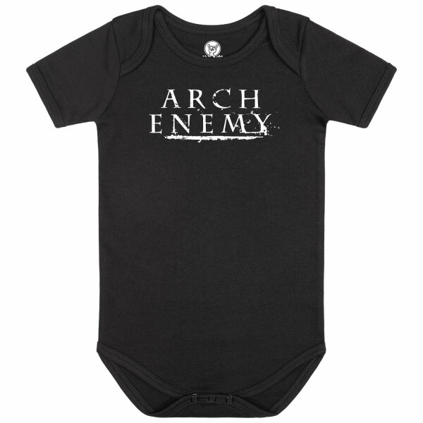 Arch Enemy (Logo) - Baby Body, schwarz, weiß, 56/62