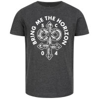 BMTH (Infinite Unholy) - Kinder T-Shirt, charcoal, weiß, 104