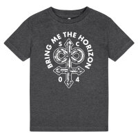 BMTH (Infinite Unholy) - Kinder T-Shirt, charcoal, weiß, 104