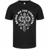BMTH (Infinite Unholy) - Kinder T-Shirt, schwarz, weiß, 116