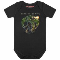 born to be epic - Baby bodysuit, black, multicolour, 80/86