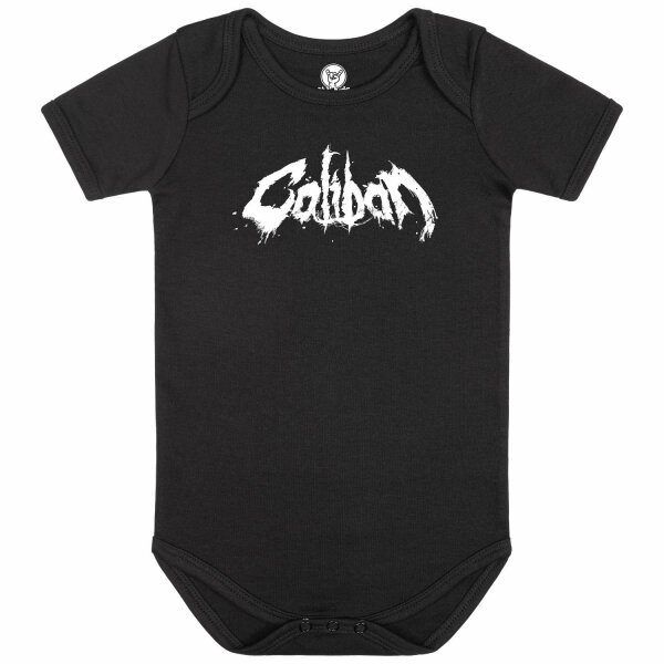 Caliban (Logo) - Baby Body, schwarz, weiß, 56/62