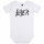 Slayer (Logo) - Baby bodysuit, white, black, 80/86