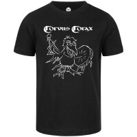 Corvus Corax (Drescher) - Kids t-shirt - black - white - 92